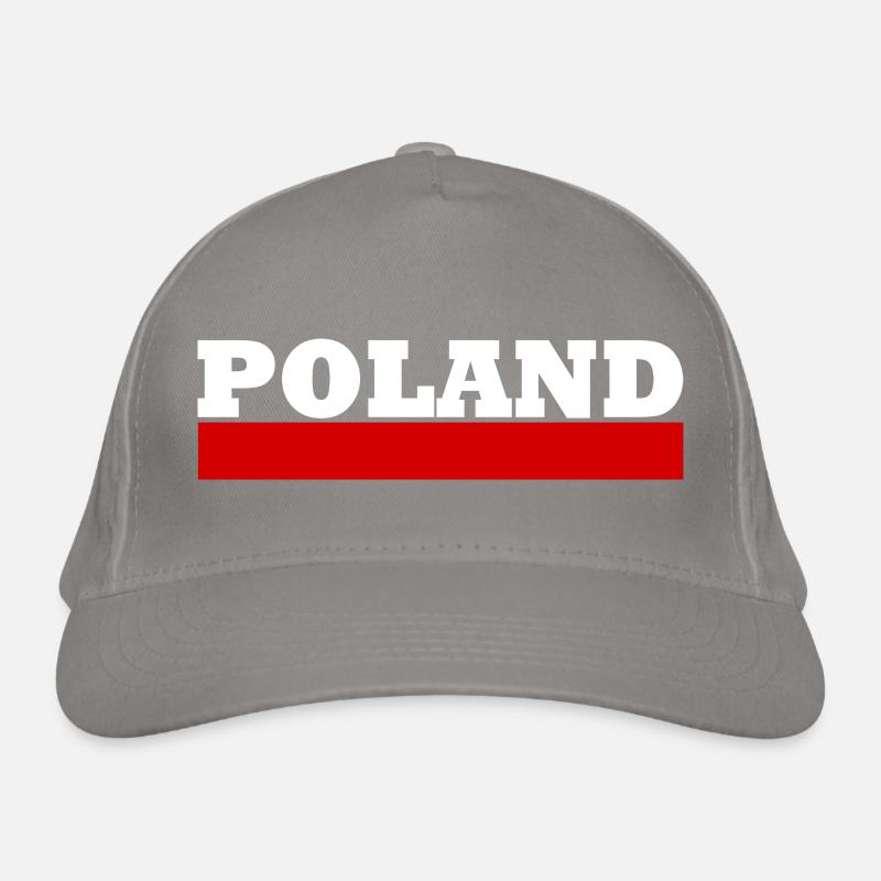 Polen Flagge - Polska Flagge Bio-Baseballkappe