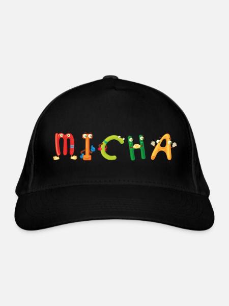 Micha - Bio-Baseballkappe - Schwarz