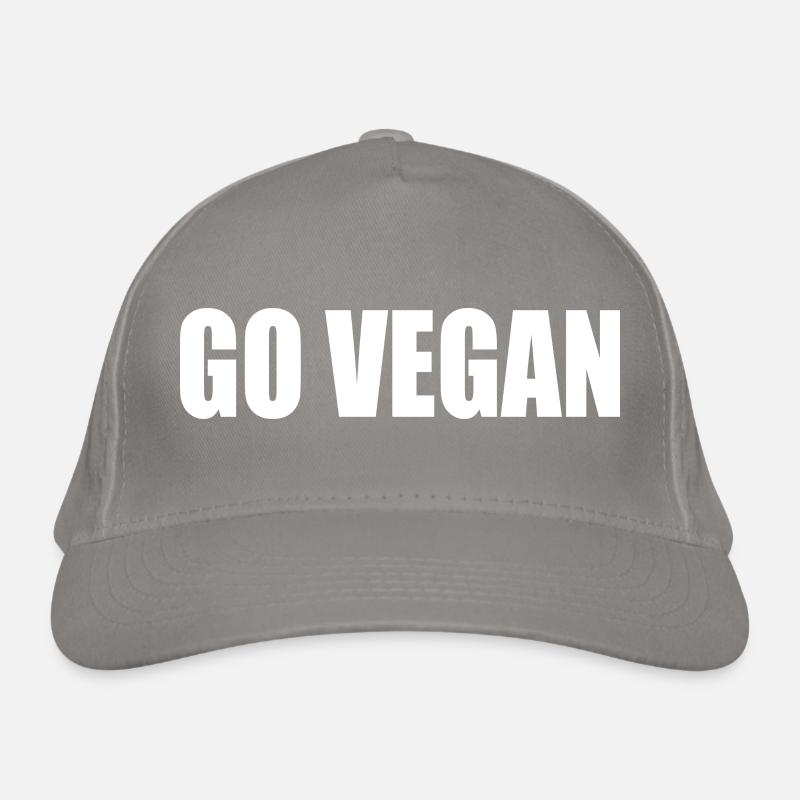 Go vegan Bio-Baseballkappe