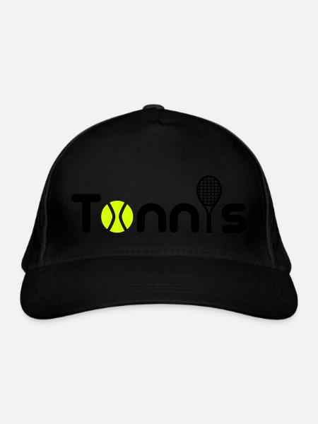Tennis - Berretto da baseball green - nero - Fronte