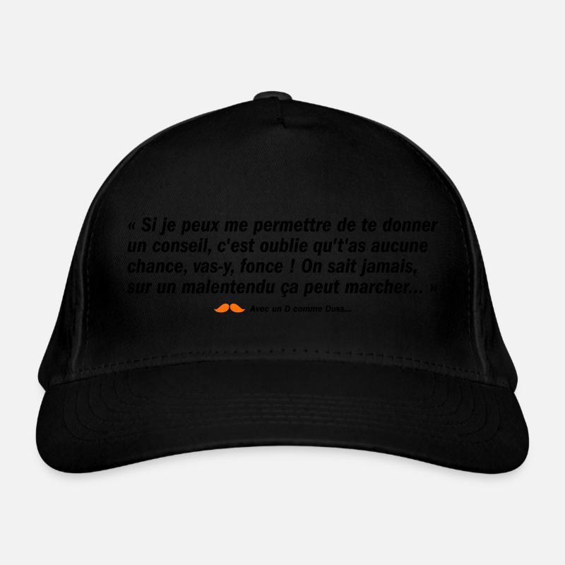 Sur un malentendu... (b) Casquette classique bio