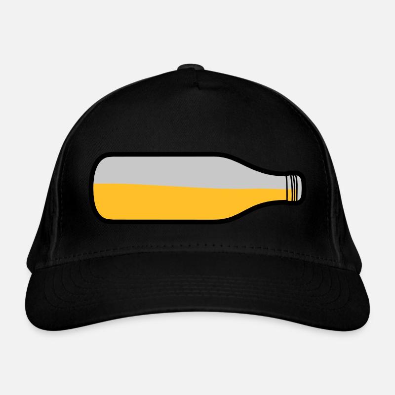 Liegende Bier Flasche Bio-Baseballkappe