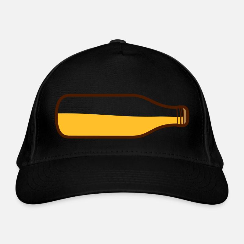 Bouteille de bière couchée Casquette classique bio