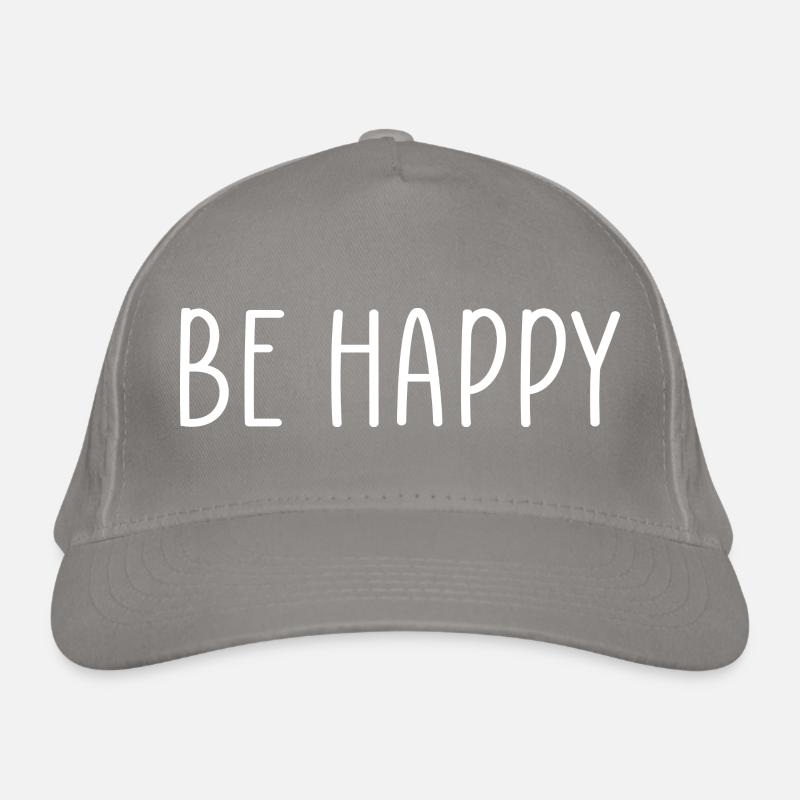 Sois heureux Casquette classique bio