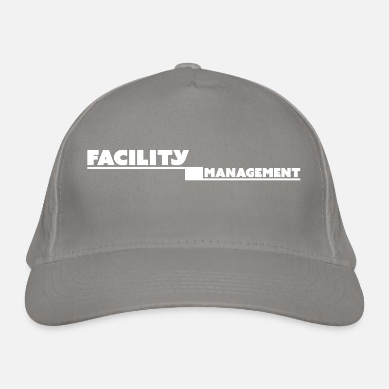 tshirt de gestion des installations noir Casquette classique bio