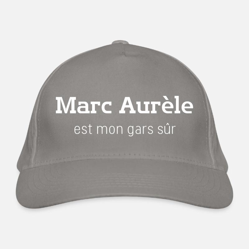MUG ET ACCESSOIRES "MARC AURÈLE EST MON GARS SÜR" Casquette classique bio