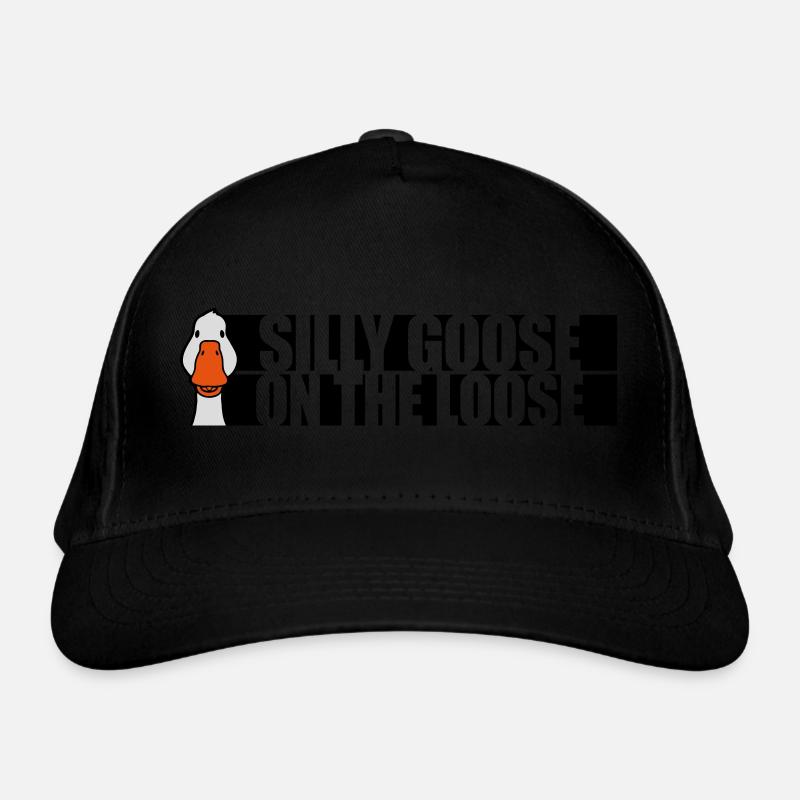 goose on the loose Bio-Baseballkappe