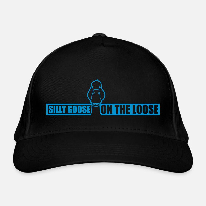 goose on the loose Organic Baseball Cap