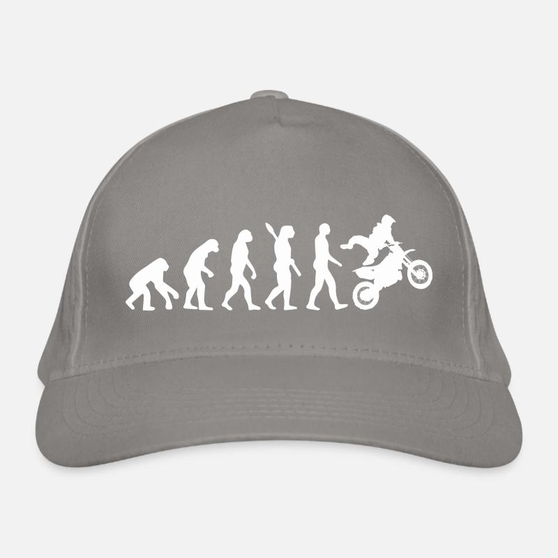 evolution motocross / humour moto Casquette classique bio