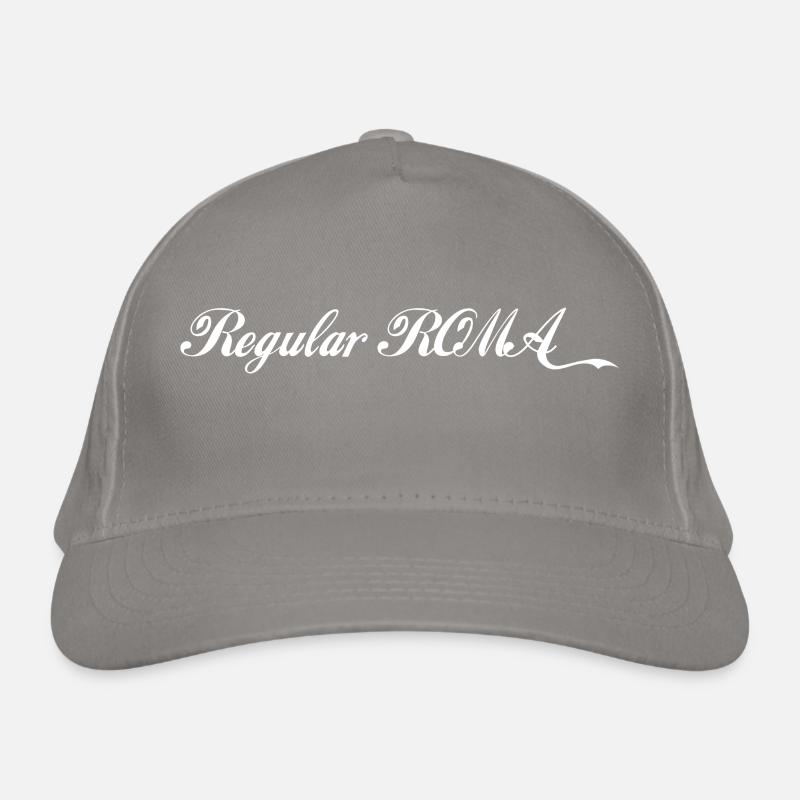 Rom régulier - Lettrage blanc Casquette classique bio