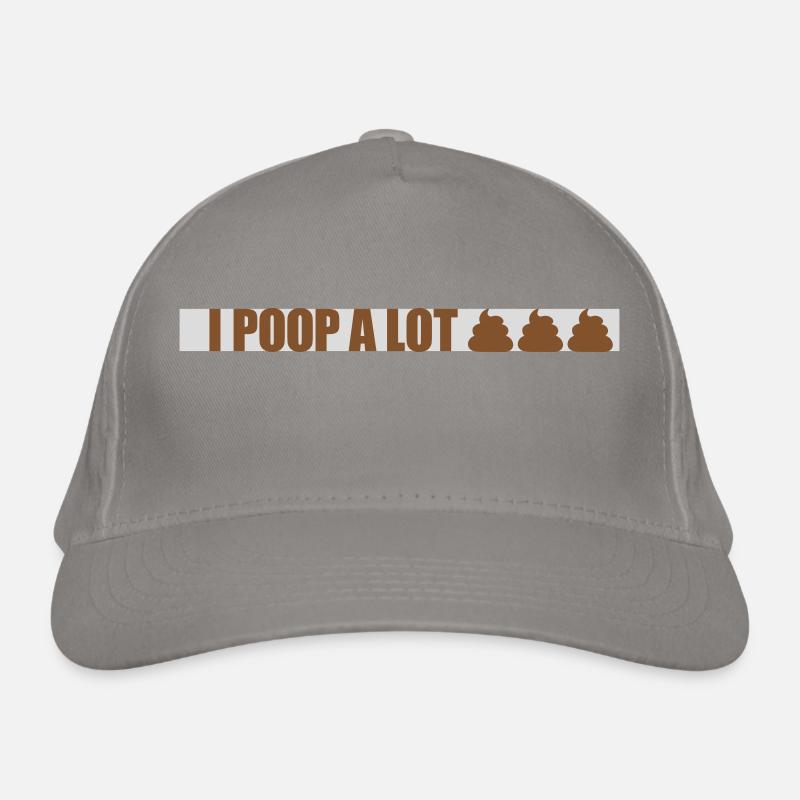 I poop a lot Bio-Baseballkappe