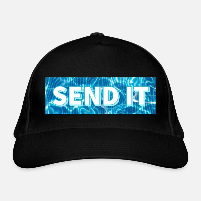 SEND IT box logo Organic Baseball Cap