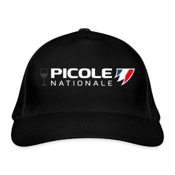 Picole nationale 👮 - Casquette classique bio - noir - Devant