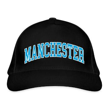Manchester - Organic Baseball Cap - black - Front