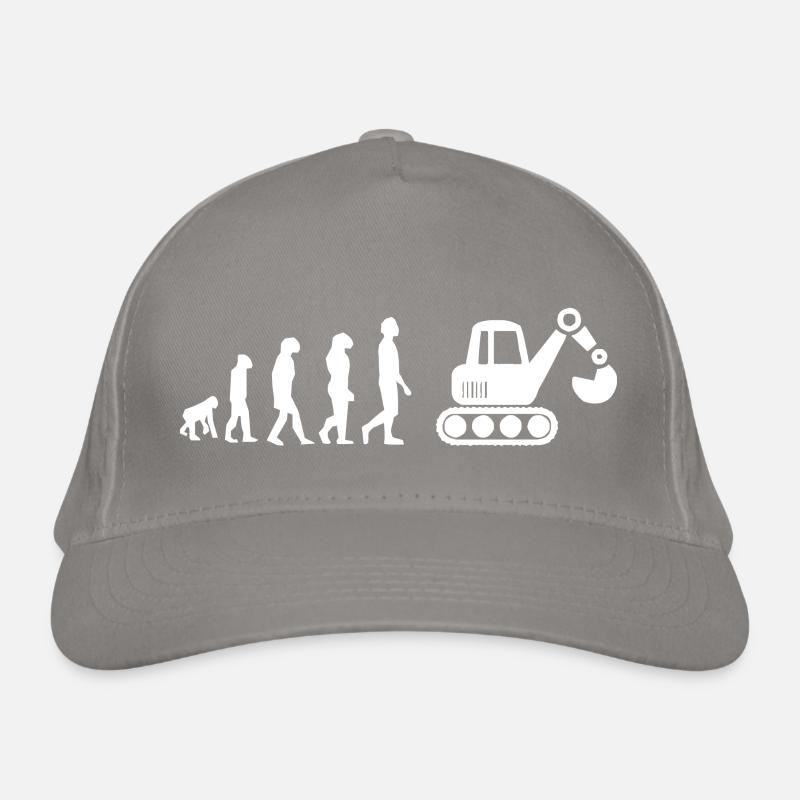 Evolution mechanical excavator Organic Baseball Cap