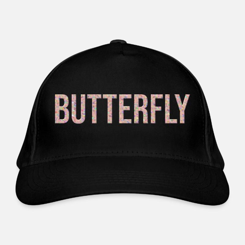 Butterfly Butterfly 3D Marble Texture Casquette classique bio