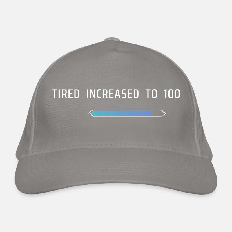 Tired Increased To 100 Organic Baseball Cap