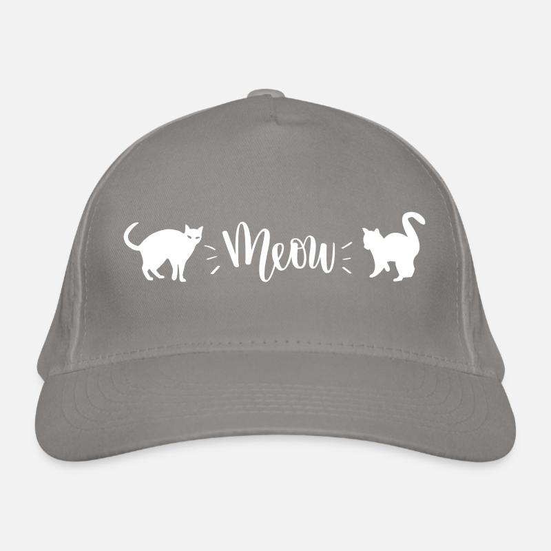 Miaou de chat Casquette classique bio