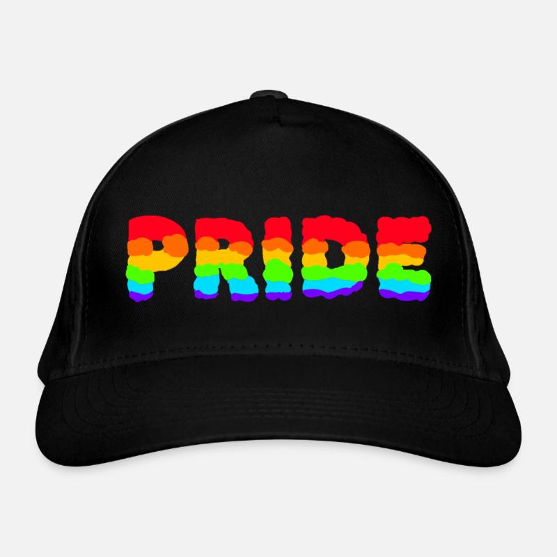 PRIDE LGBTQ+ SLOGAN Bio-Baseballkappe