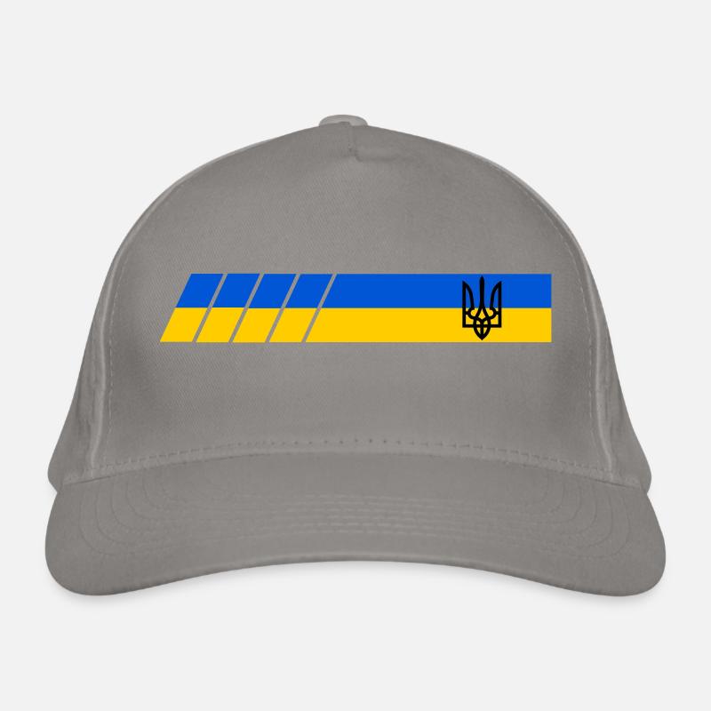 UKRAINE Sportlich Bio-Baseballkappe