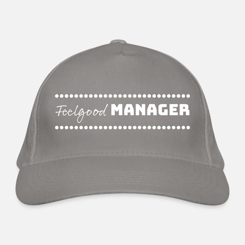 Design Feelgood Manager points blancs Casquette classique bio