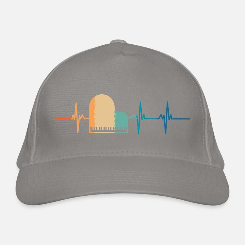 battement de cœur piano Casquette classique bio