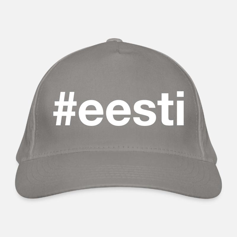 EESTI Estonie Hashtag Casquette classique bio