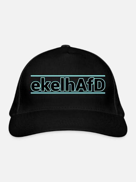 ekelhAfD ekelhaft AFD - Bio-Baseballkappe - Schwarz