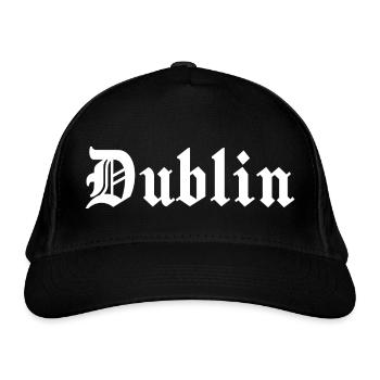 Dublin - Bio-Baseballkappe - Schwarz - Vorne