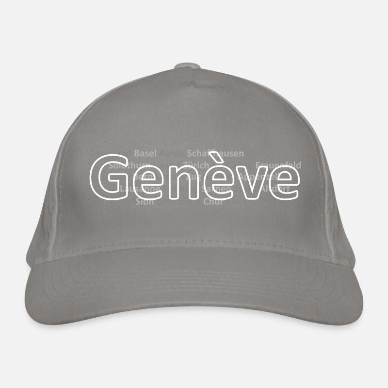 Schweizer Städte Genève Bio-Baseballkappe