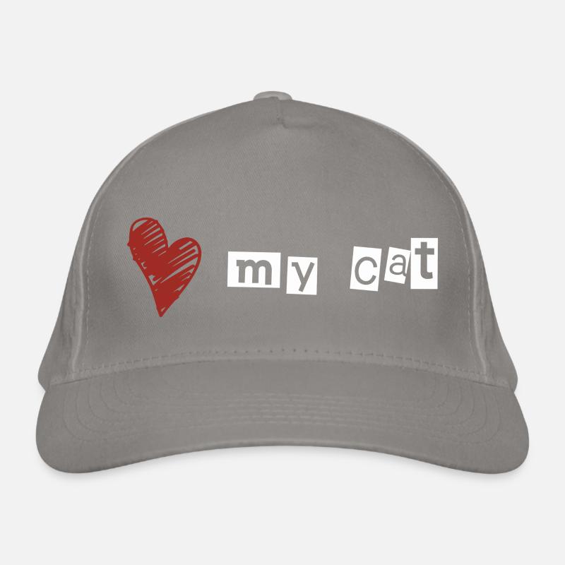 Love my cat Organic Baseball Cap