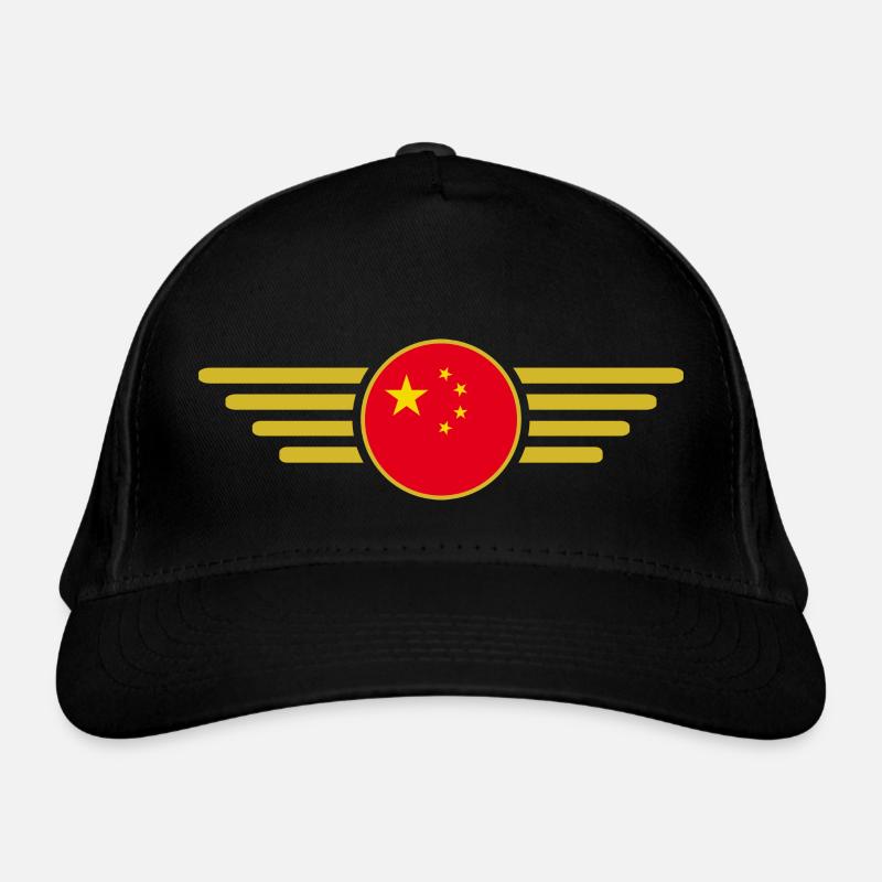 J’aime la Chine, T-shirt design de style élégance Casquette classique bio
