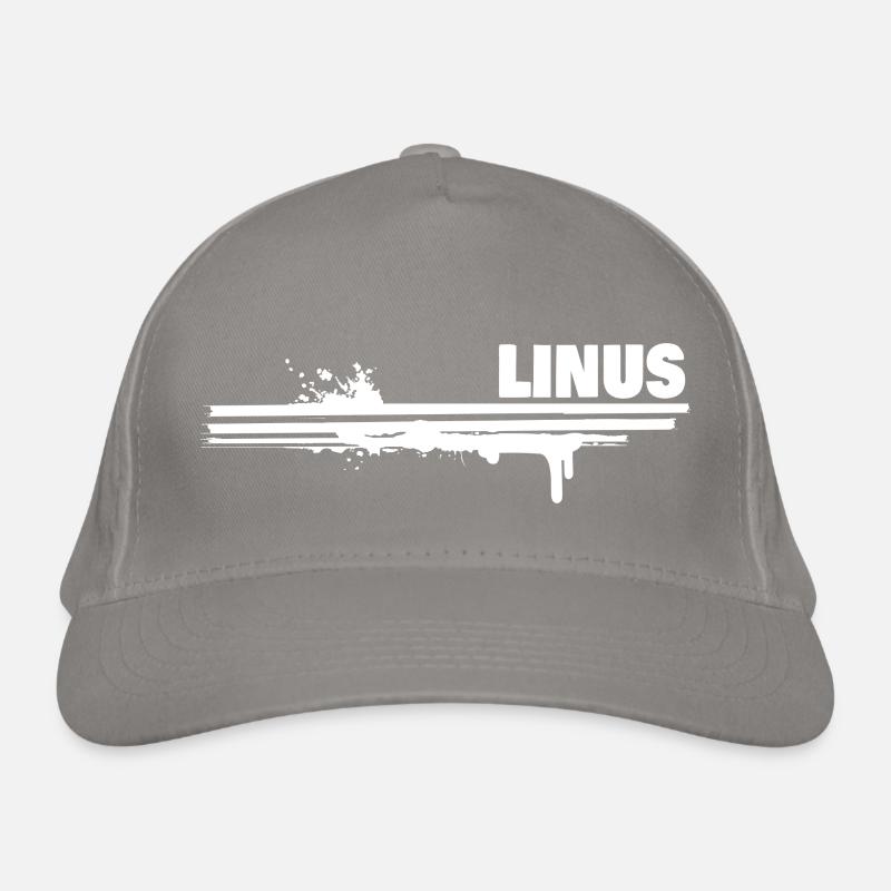 Farbklecks Linus Bio-Baseballkappe