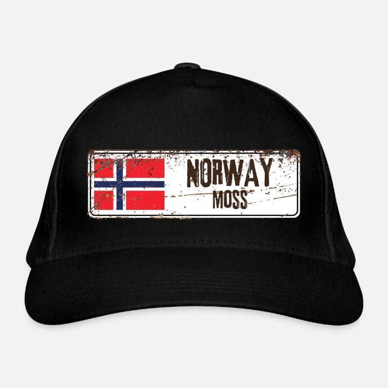 Moss Norway Flag Organic Baseball Cap