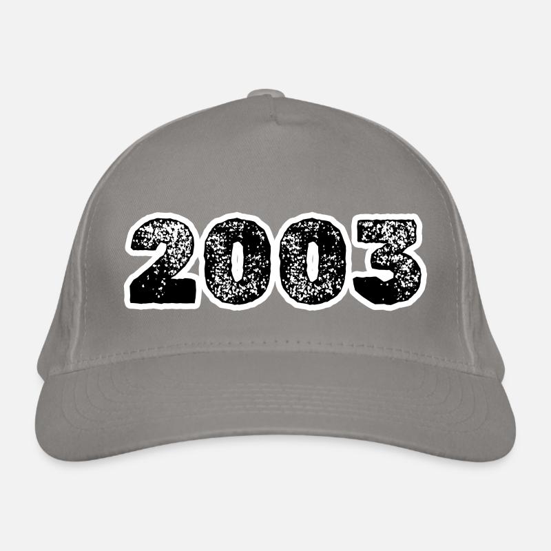 Année 2003 Casquette classique bio