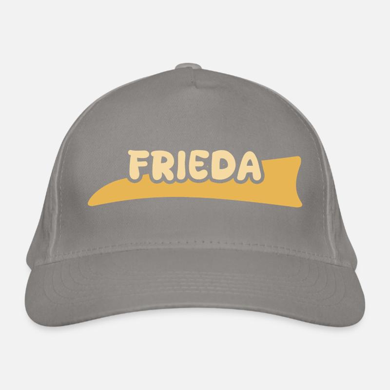 First name Frieda Organic Baseball Cap