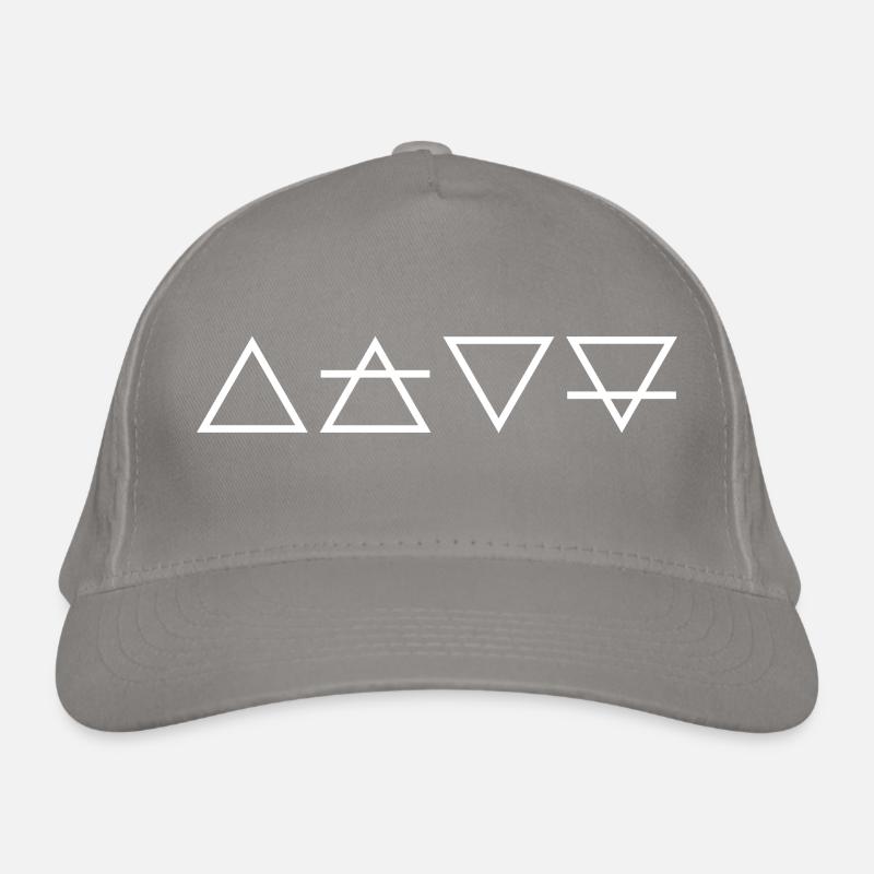 Wicca Elemente Feuer Luft Wasser Erde Bio-Baseballkappe