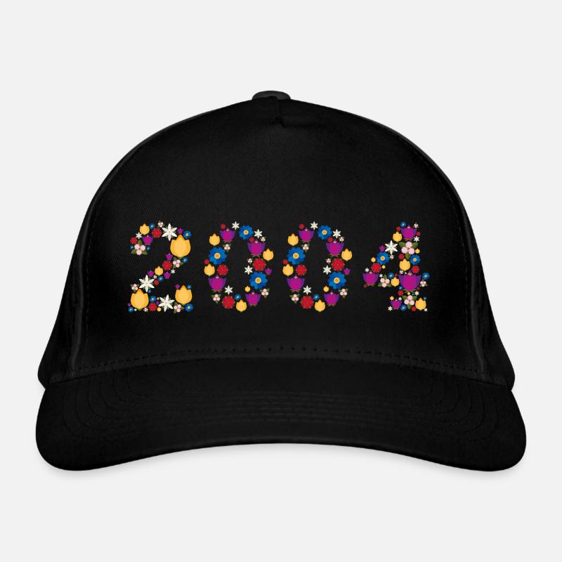 Fleurs 2004 Casquette classique bio