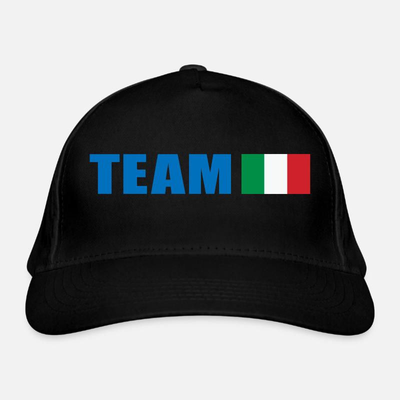 Support Team Italy Organic Baseball Cap