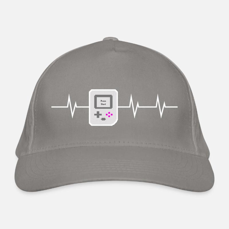 Press Start - I love Retro Gaming Organic Baseball Cap