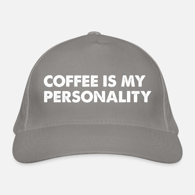 Kaffee ist meine Persönlichkeit Bio-Baseballkappe