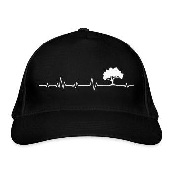Tree Trees - Organic Baseball Cap - black - Front