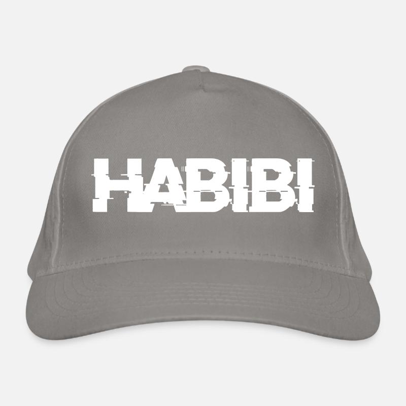 Habibi lettering Organic Baseball Cap
