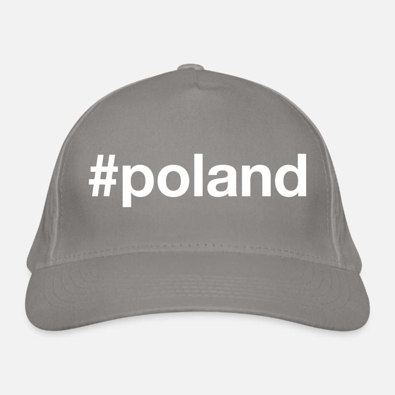 POLAND Hashtag Polen Bio-Baseballkappe