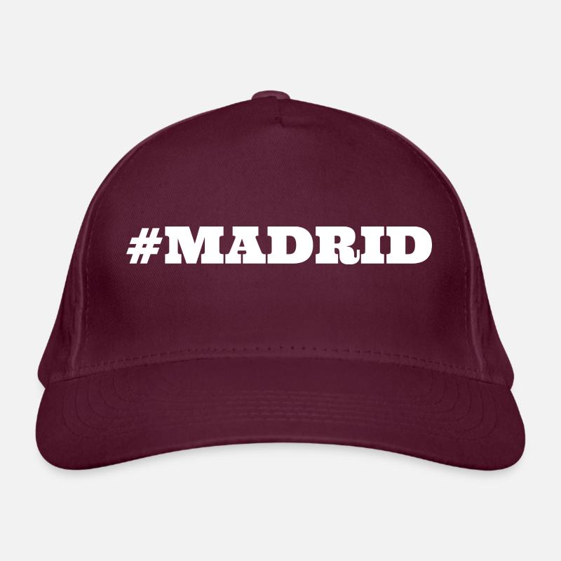 #Madrid Capitale de l’Espagne Casquette classique bio