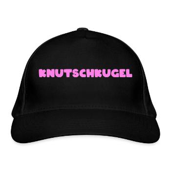 Knutschkugel - Bio-Baseballkappe - Schwarz - Vorne