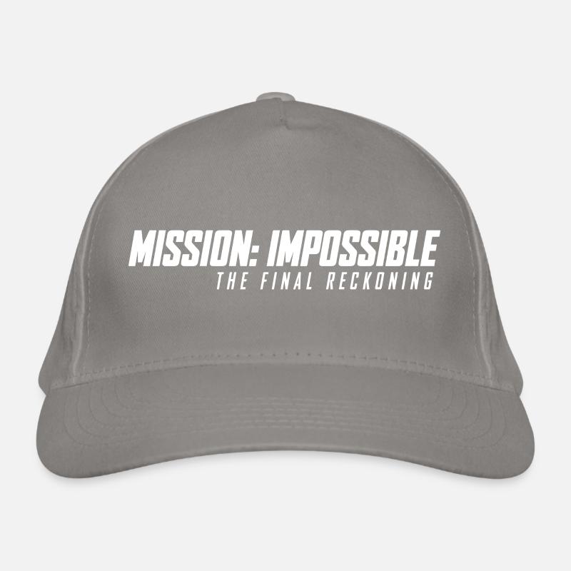 Mission Impossible The Final Reckoning Logo Blanc Casquette classique bio