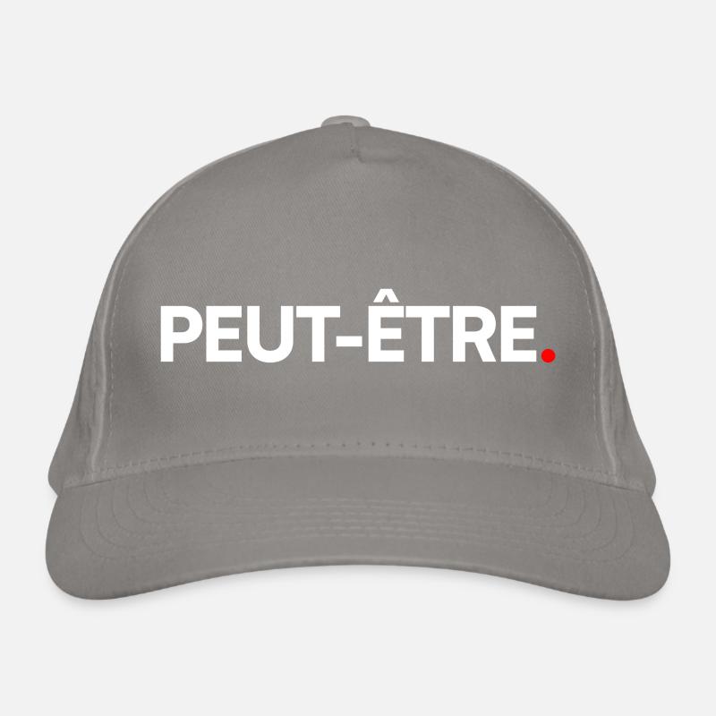 MAYBE | Minimalist humor expression Organic Baseball Cap