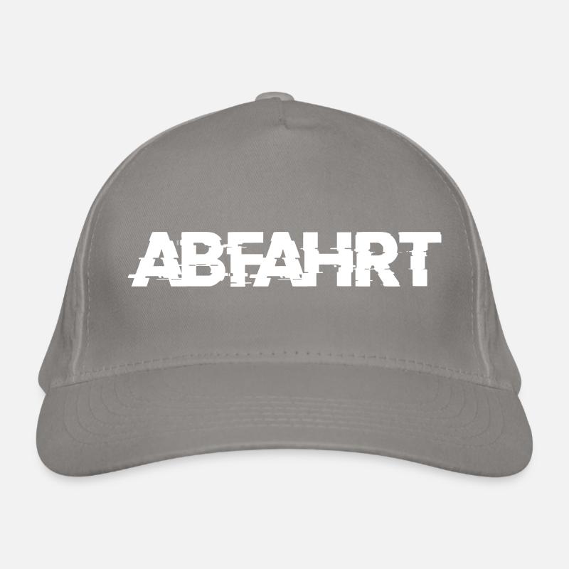 Abfahrt Bio-Baseballkappe