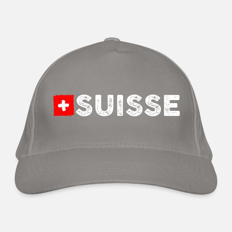 Drapeau suisse Casquette classique bio